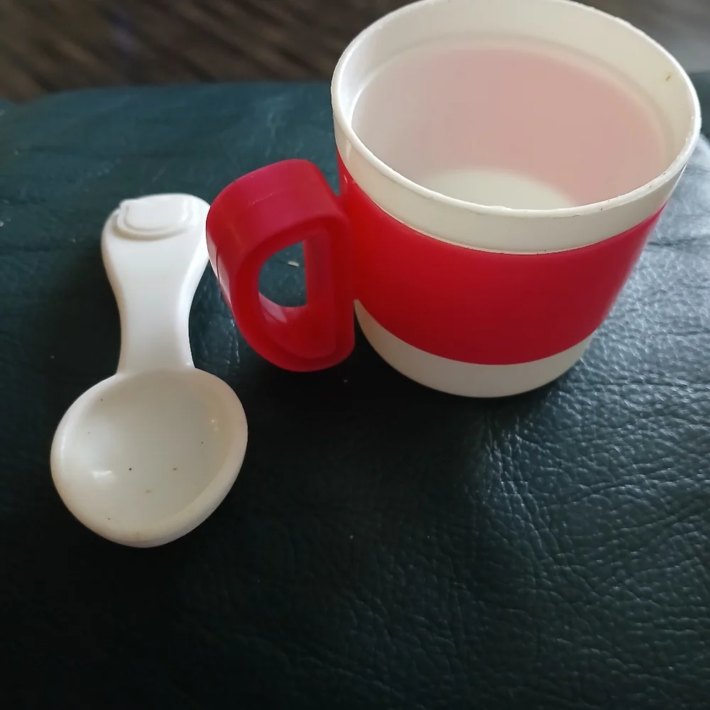 Vintage Mattel Doll Spoon and Cup Set